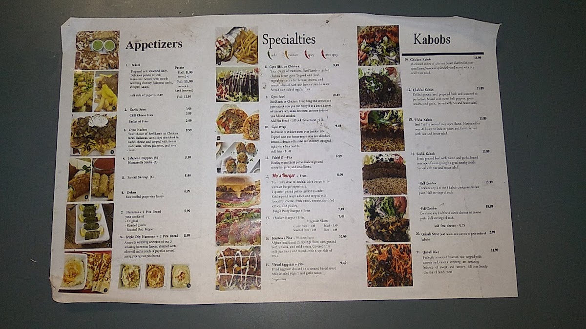 Ariana Gyros & Kabobs Menu - Image 2