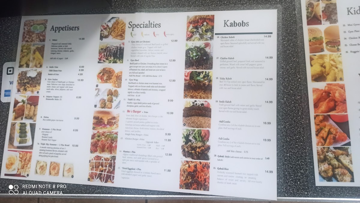 Ariana Gyros & Kabobs Menu - Image 4